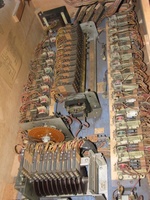 Image # 49652: Cosmos Inside German Cabinet 
(Note the Add-A-Ball Kit cable plug. Serial number 1638.)