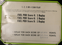 Image # 76923: Cosmos Instruction and Score Card