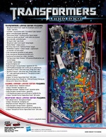 Image # 54883: Transformers� Limited Edition (&quot;Combo&quot;) Flyer - Back