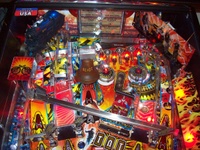 Image # 52323: AC/DC Back In Black (Limited Edition) Upper Playfield 
(Serial number 234086.)