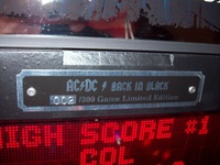 Image # 52334: AC/DC Back In Black (Limited Edition) Limited Edition Plaque 
(Serial number 234086.)