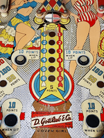 Image # 74853: Cover Girl Sample Game - Playfield - Detail 
(Serial number 01032 S.)