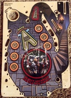 Image # 60400: The Wizard of Oz (Standard Edition) Blank Castle Playfield 
(This playfield shows the autograph of the company owner.)