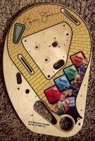 Image # 60401: The Wizard of Oz (Standard Edition) Blank Munchkin Playfield 
(This playfield shows the autograph of the company owner.)