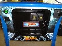 Image # 55828: X-Men Wolverine LE Cabinet - Front 
(Serial number 235748.)
