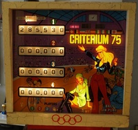 Image # 58167: Criterium 75 Illuminated Backglass