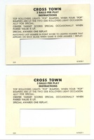 Image # 22286: Cross Town Instruction Cards