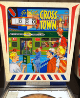 Image # 78449: Cross Town Sample Game - Backglass 
(Serial number 01017 S.)