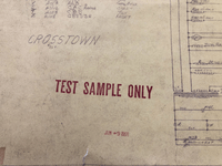 Image # 78472: Cross Town Sample Game - Schematic Date 
(From the game with serial number 01017 S.)