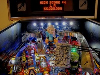 Image # 61688: Metallica Master of Puppets (Limited Edition) Illuminated Upper Playfield 
(Cabinet serial number E241334.)