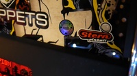 Image # 62968: Metallica Master of Puppets (Limited Edition) Backglass - Round Holographic Sticker 
(Cabinet serial number E241334.)
