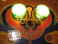 Image # 41394: Crossword Illuminated Playfield - Detail 
(Serial number 41600.)