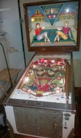 Image # 61340: Cue-Tease Cabinet - Front View 
(This cabinet has been repainted but is included to show its other features.)