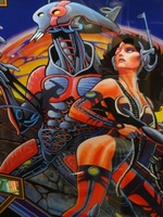 Image # 52144: Cybernaut Backglass - Detail