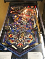 Image # 56669: Cybernaut Playfield 
(The black rubber rings are not the original color for this game.)