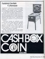 Image # 70140: Cybernaut Cash Box Article 
(Cash Box, Nov-16-1985, page 42)