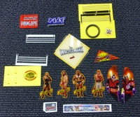 Image # 65972: Legends of Wrestlemania (Limited Edition) Factory Goodie Bag 
(These extra parts were included with each game.)