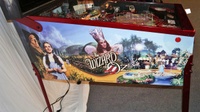 Image # 66979: The Wizard of Oz 75th Anniversary Edition Cabinet - Left 
(The ball shooter assembly on this game was not installed by the manufacturer.)