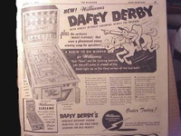 Image # 27225: Daffy Derby Billboard Ad 
(The Billboard, Aug-21-1954, page 99)