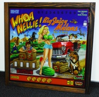 Image # 65416: Whoa Nellie! Big Juicy Melons� Backglass 
(The wood frame attaches to the backbox.)