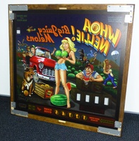 Image # 65417: Whoa Nellie! Big Juicy Melons� Backglass - Reverse 
(The wood frame attaches to the backbox.)