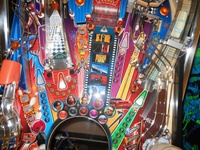 Image # 69384: The Big Lebowski� Pinball (First Model) Middle Playfield