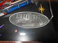 Image # 69420: The Big Lebowski� Pinball (First Model) Achiever Edition Plaque