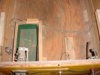 Image # 19928: Dallas Inside Cabinet 
(Wires lead to two switches operated from under the cabinet. The switch closer to the front door is the knock-off switch. The other is the power switch.)