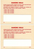Image # 5303: Dancing Dolls Instruction/Score Cards