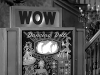 Image # 81320: Dancing Dolls Backbox Modified for TV 
(From The Addams Family TV series, season 2, episode 3, 'Morticia's Romance: Part 2'. Original air date October 1, 1965.)