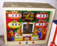 Image # 25048: Dancing Lady Sample Game - Shorter Backbox 
(Serial number '01099 S'.)