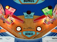 Image # 44723: Darling Illuminated Playfield - Detail 
(Serial number 174552.)