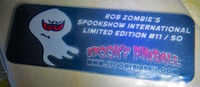 Image # 70509: Rob Zombie's Spookshow International (Limited Edition) Limited Edition Plaque 
(The plaque is made of plastic and is not attached to the game when shipped from the factory.)