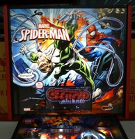 Image # 71509: Marvel Spider-Man (Home Edition) Illuminatd Backglass 
(Serial number 263023.)
