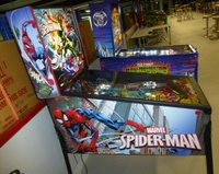 Image # 71511: Marvel Spider-Man (Home Edition) Cabinet - Left 
(Serial number 263023.)