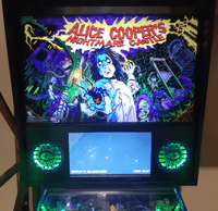 Image # 78649: Alice Cooper's Nightmare Castle Illuminated Backglass