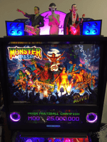 Image # 78495: Monster Bash (Remake Limited Edition) Illuminated Backbox and Topper 
(Limited Edition number 355 of 1250.)