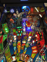 Image # 78499: Monster Bash (Remake Limited Edition) Illuminated Upper Playfield 
(Limited Edition number 355 of 1250.)