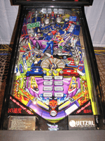 Image # 75221: Tokyo Perfect Drift Playfield 
(The unique racing tire pop bumpers caps had not yet been installed on this game. Photographed at Chicago Pinball Expo 2019.)