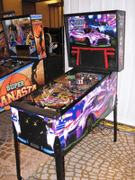 Image # 75224: Tokyo Perfect Drift Cabinet - Full View 
(The unique racing tire pop bumpers caps had not yet been installed on this game. Photographed at Chicago Pinball Expo 2019.)
