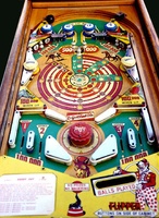 Image # 634: Derby Day Playfield 
(The flippers are not original to this game.)