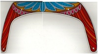 Image # 37203: Devil Riders Playfield Plastic 
(This is a composite image of one continuous piece of plastic.)
