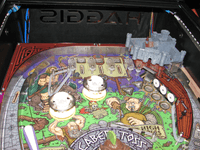 Image # 79845: Celts Prototype Game - Upper Playfield 
(Photographed at Pinball Expo 2019 in Chicago.)