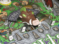 Image # 79850: Celts Prototype Game - Playfield - Detail 
(Photographed at Pinball Expo 2019 in Chicago.)
