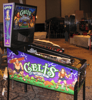 Image # 79856: Celts Prototype Game - Cabinet - Left 
(Photographed at Pinball Expo 2019 in Chicago.)