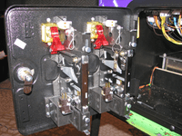 Image # 79859: Celts Prototype Game - Inside Coin Door 
(Photographed at Pinball Expo 2019 in Chicago.)