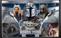 Image # 80000: Star Wars The Mandalorian (Limited Edition) Mirrored Backglass