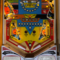 Image # 83936: Disco Illuminated Lower Playfield 
(Serial number 8186.)
