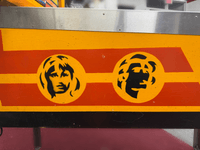 Image # 83939: Disco Cabinet - Left - Detail 
(Serial number 8186.)