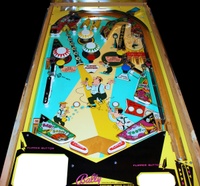 Image # 71935: Dixieland Cleaned and Polished Playfield 
(The pop bumper caps are reproduction. All other parts are original. The playfield has not been repainted but has been cleaned, waxed, buffed, and photographed in bright light. Serial number 3232.)